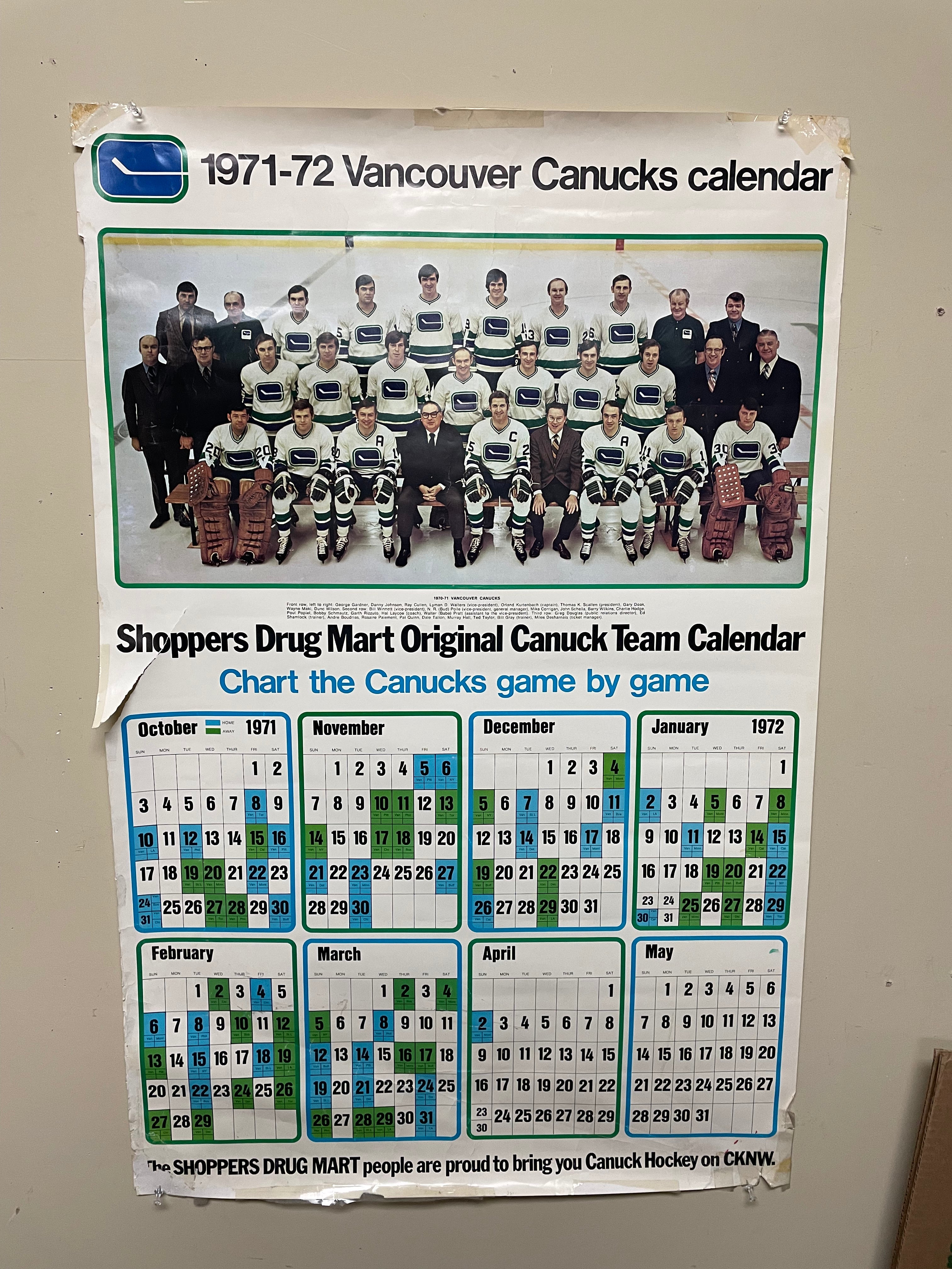 Vancouver Canucks Vintage Memorabilia Lot