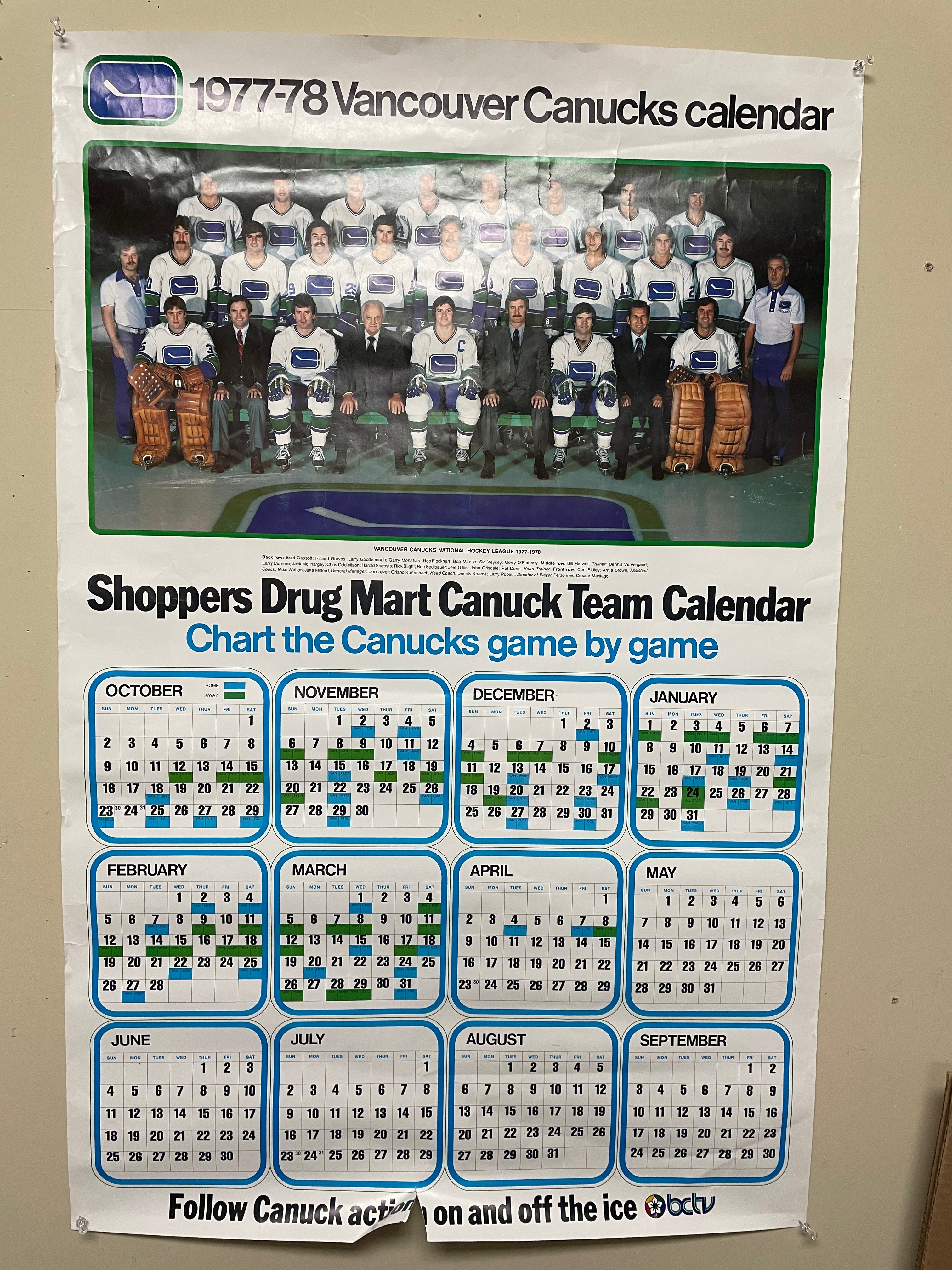 Vancouver Canucks Vintage Memorabilia Lot