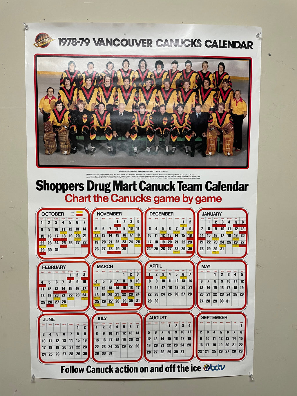 Vancouver Canucks Vintage Memorabilia Lot