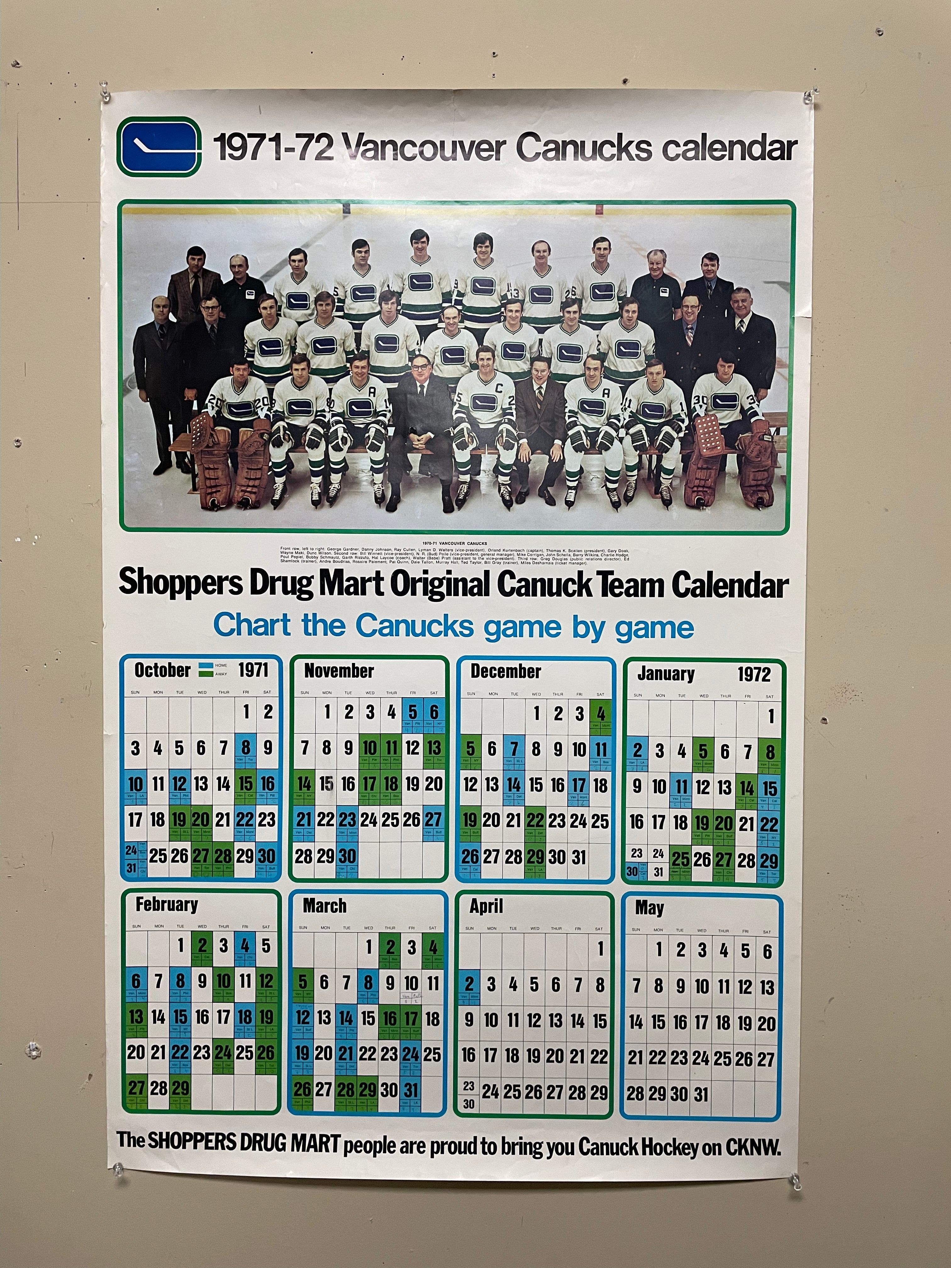 Vancouver Canucks Vintage Memorabilia Lot