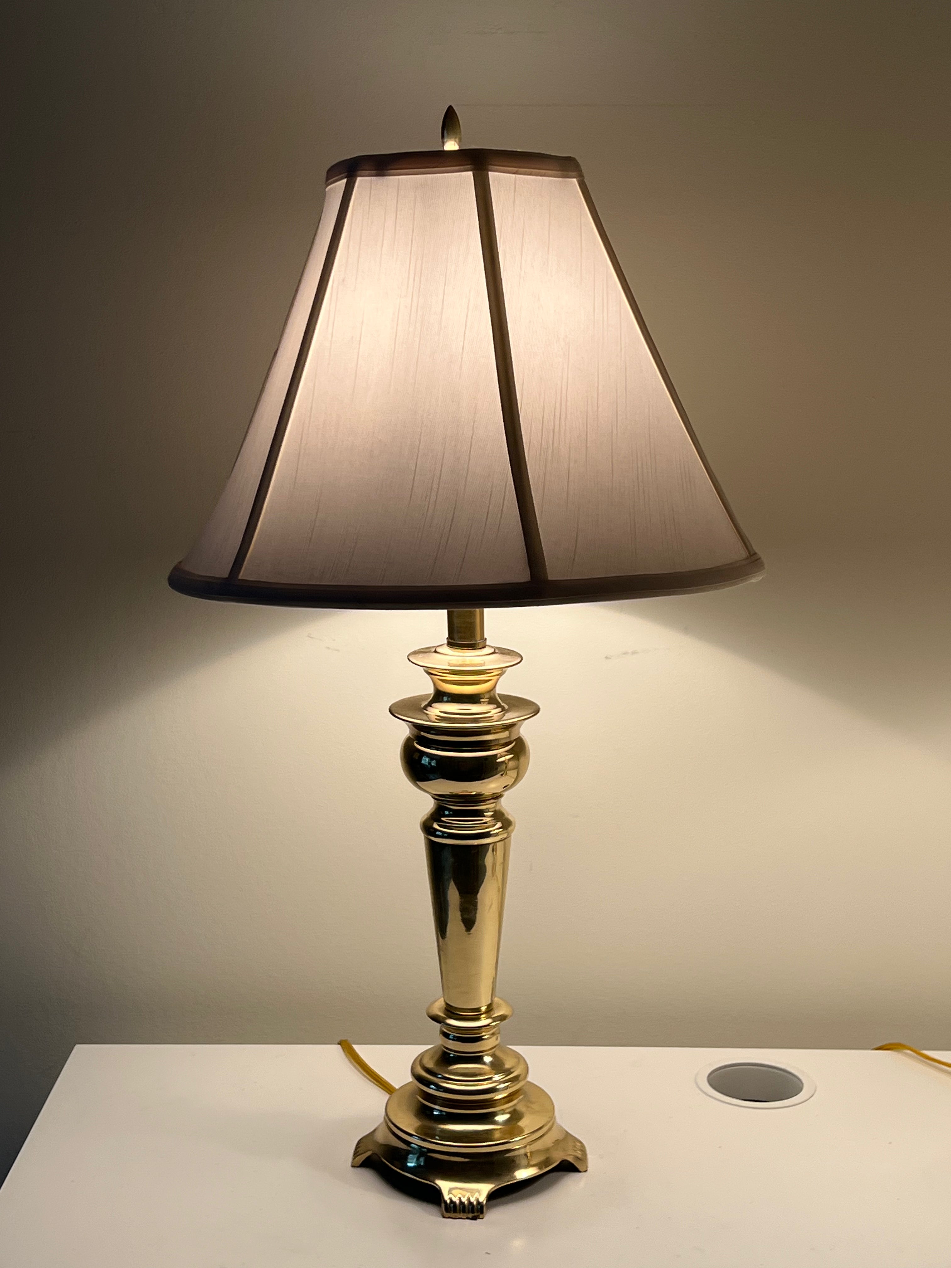 gold brass lamps