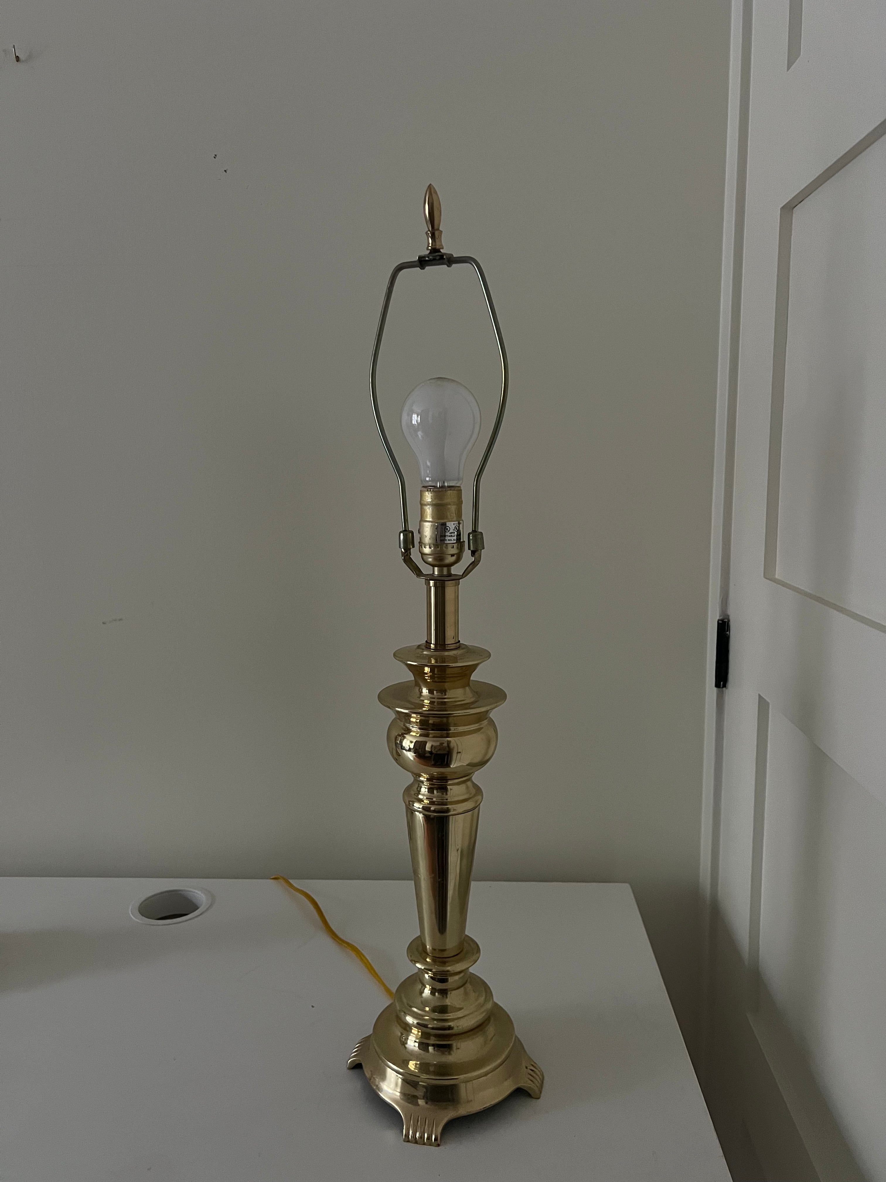 gold brass lamps