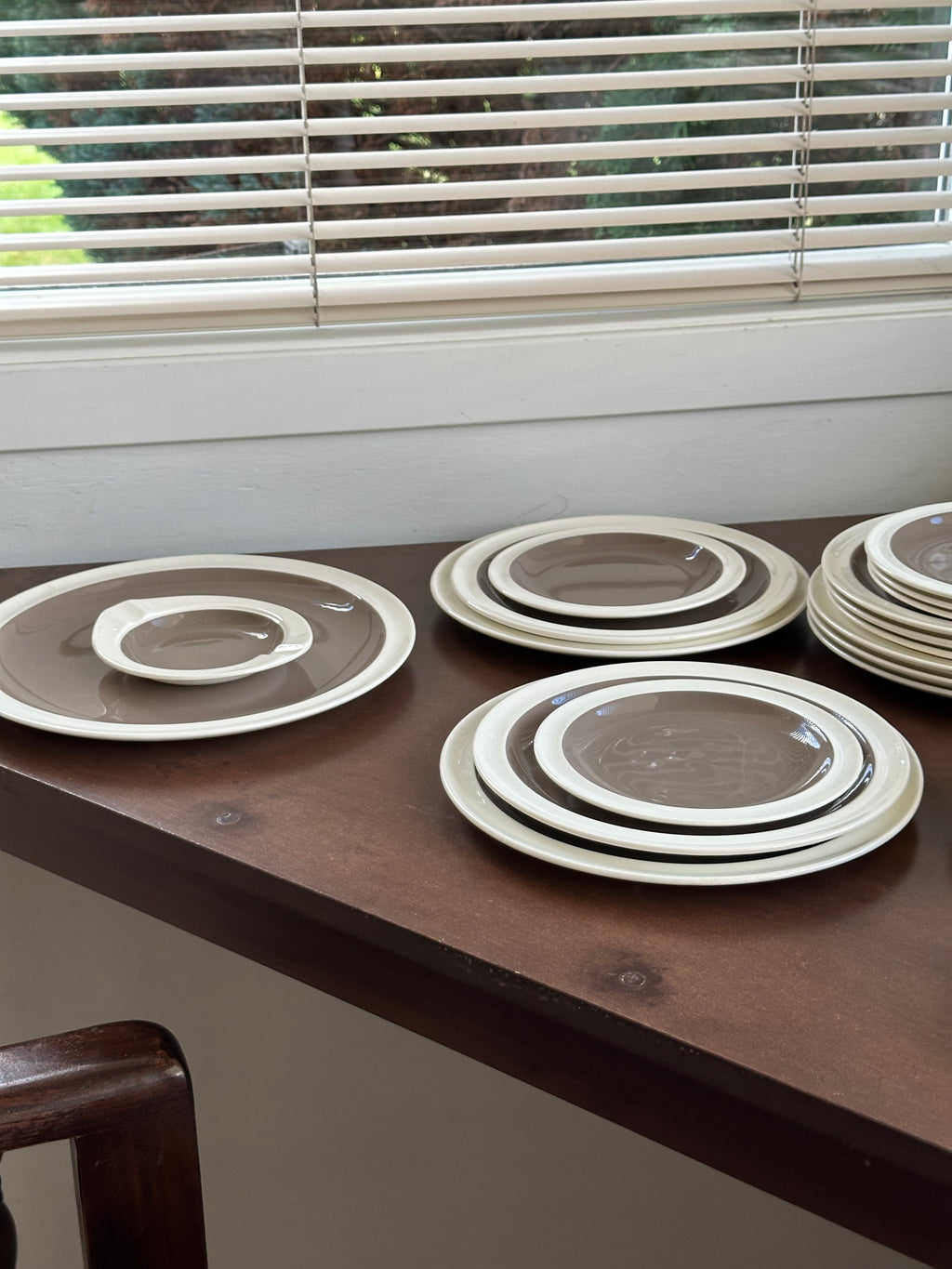 Vintage Midwinter "Stonehenge" White Stoneware Set