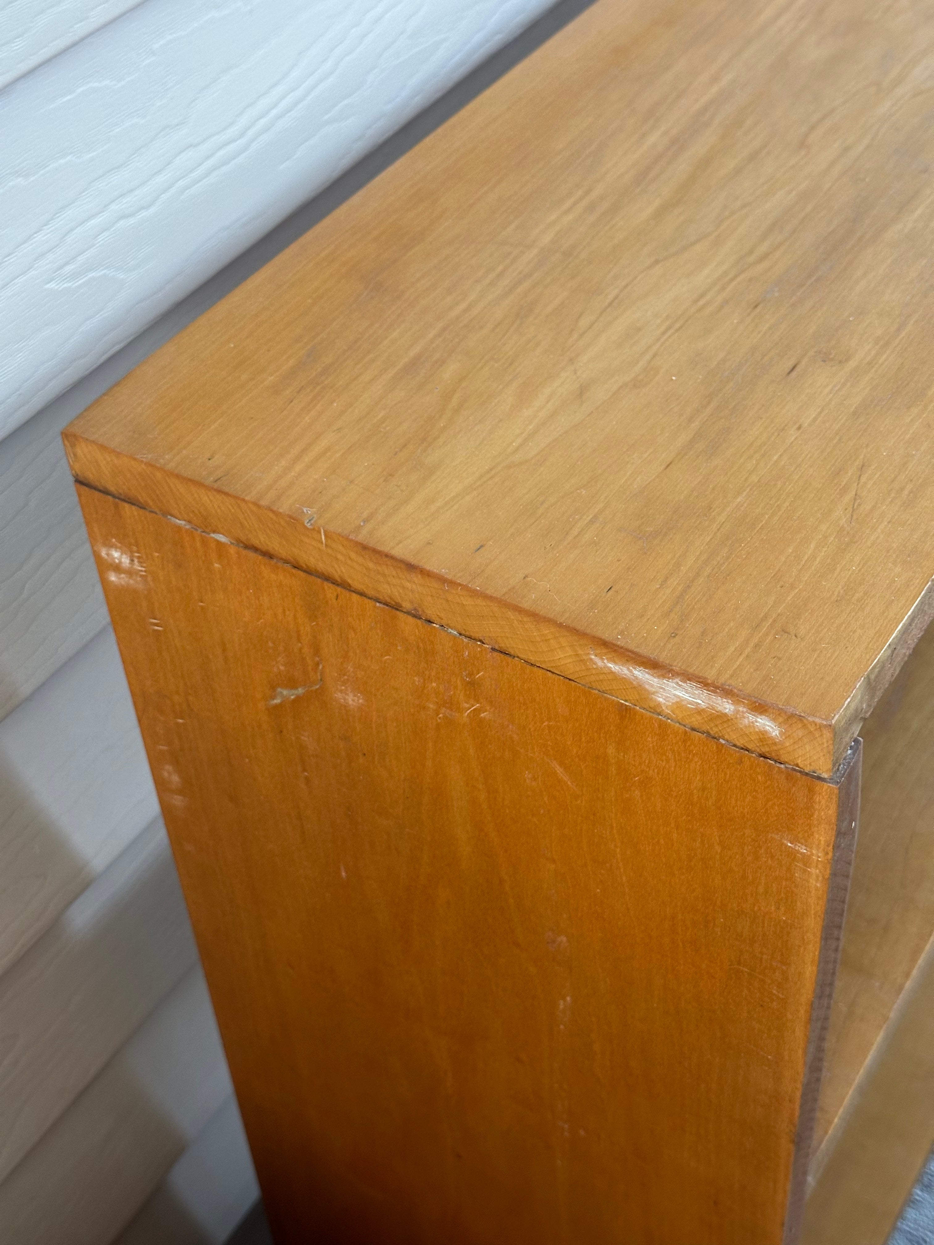 Mid-Century Modern Solid Wood Bookcases (Matching Set)