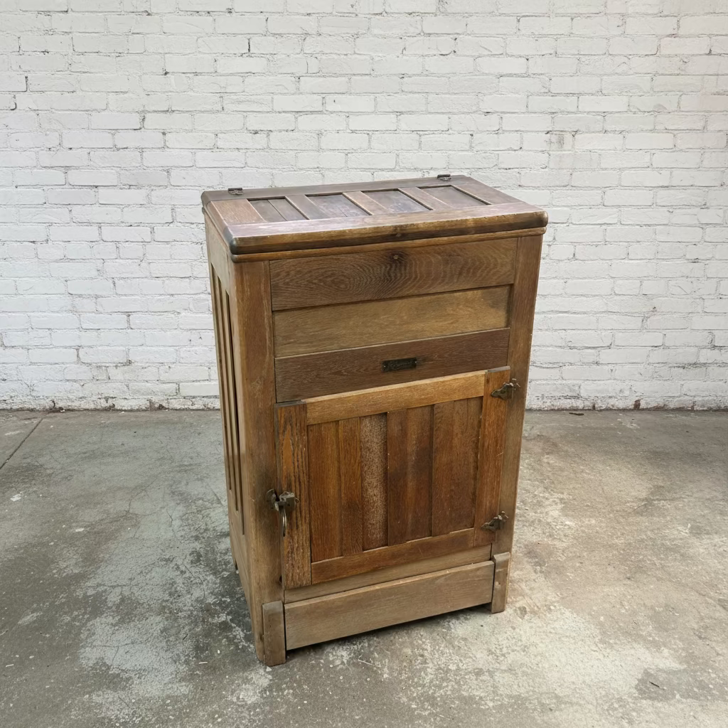 Vintage Wooden Icebox / Pie Safe Cabinet – Hygienic