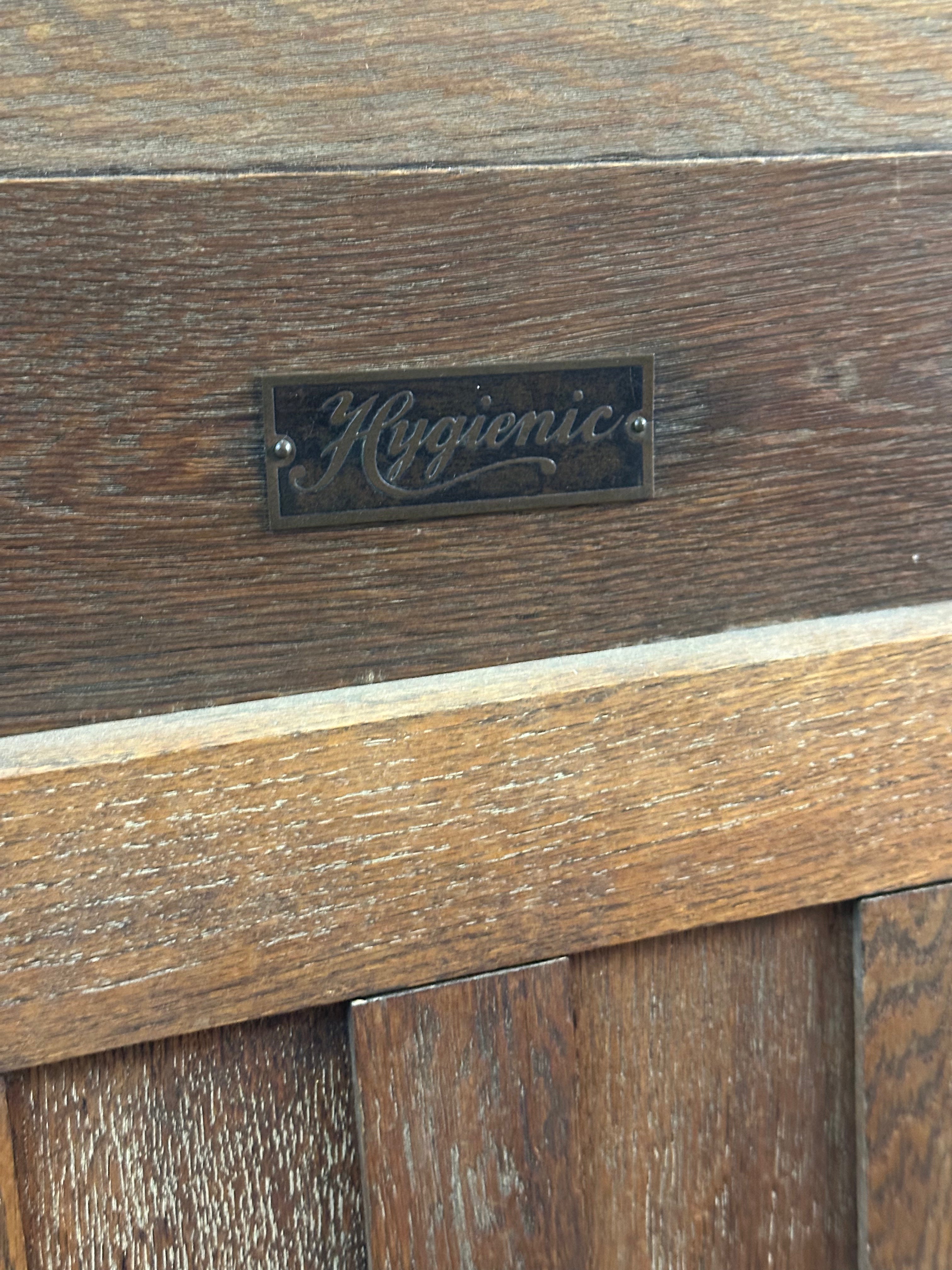 Vintage Wooden Icebox / Pie Safe Cabinet – Hygienic