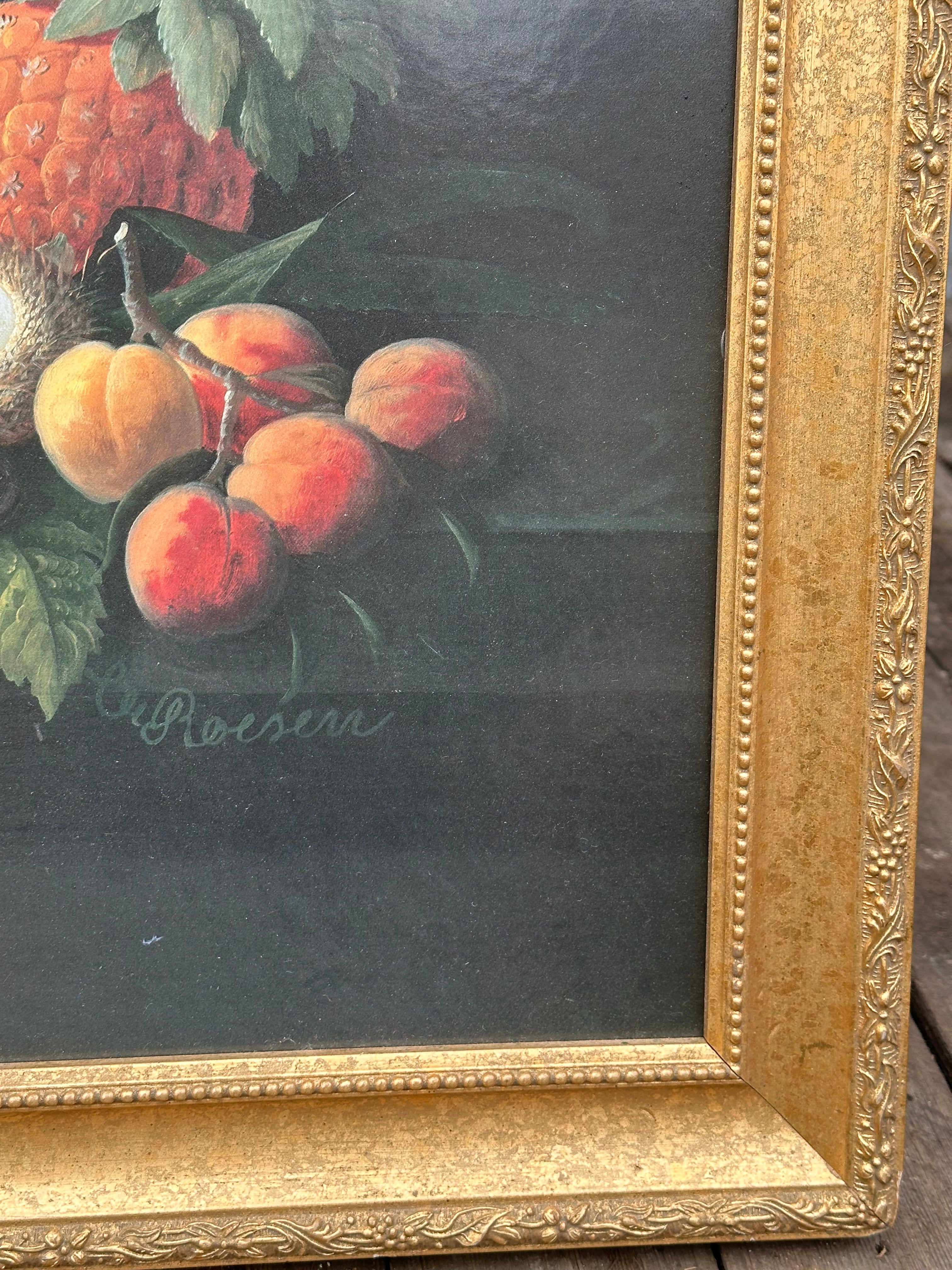 Large Framed Floral Still Life Print – 32” x 40” | Metropolitan Museum of Art (1987)