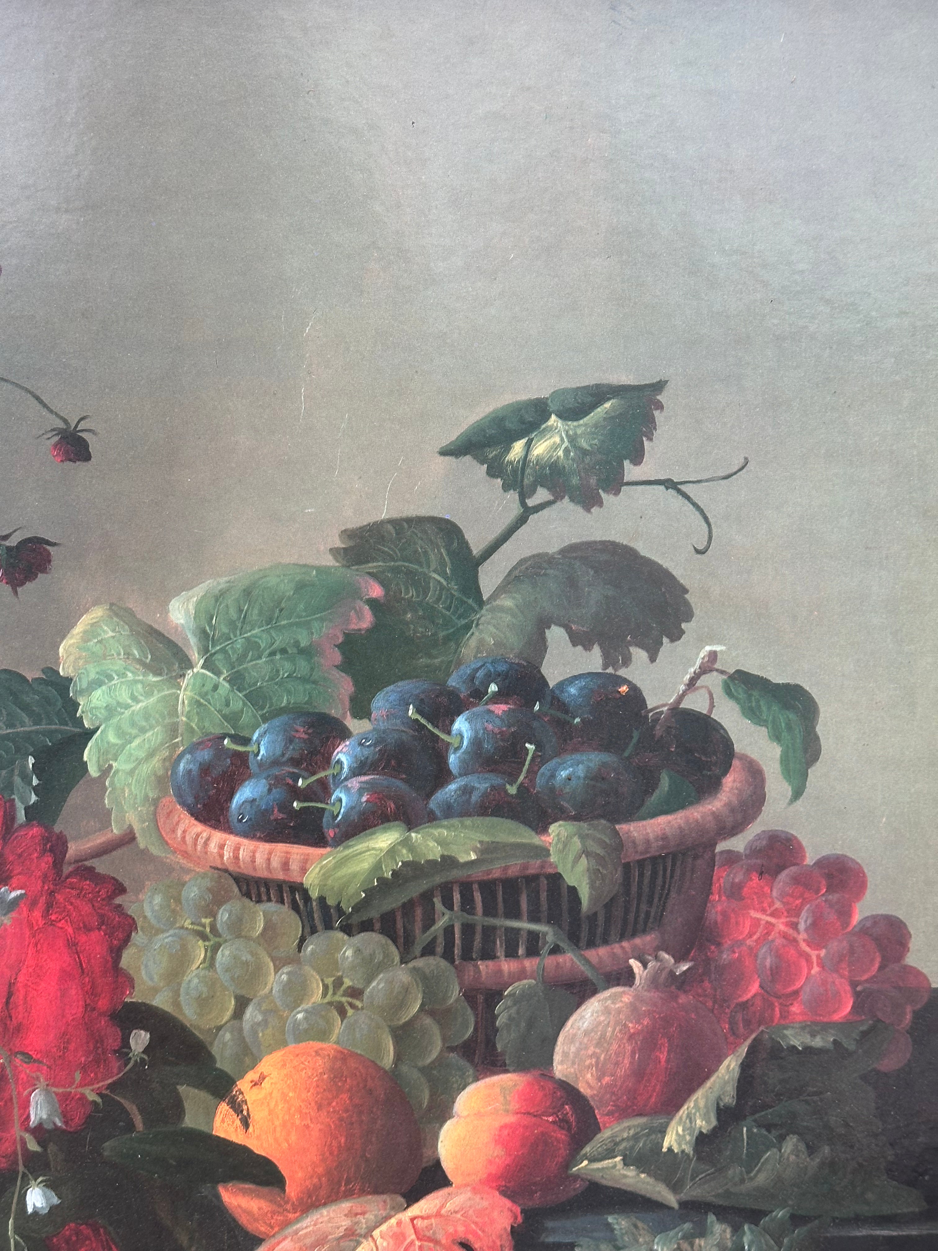 Large Framed Floral Still Life Print – 32” x 40” | Metropolitan Museum of Art (1987)