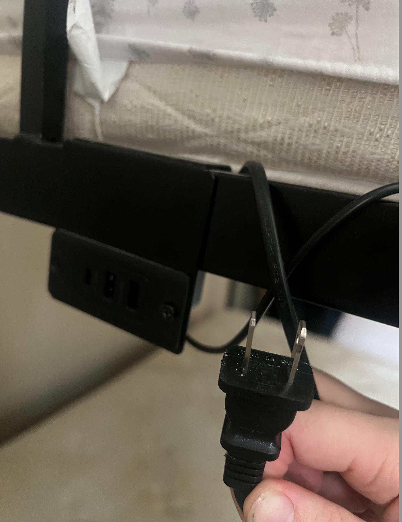 Metal Double-Over-Double Bunk Bed