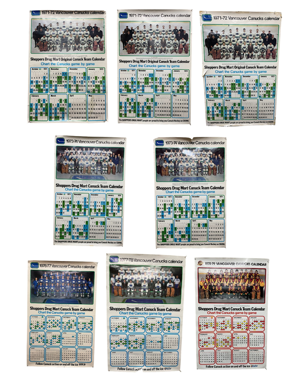 Vancouver Canucks Vintage Memorabilia Lot