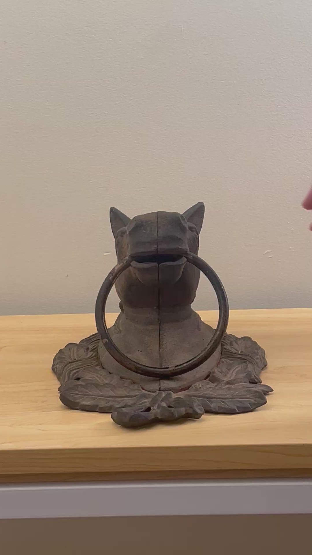 Cast Iron Horse Head Door Knocker – Equestrian / Rustic Entry Accent